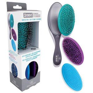 Brush Detangler,removable cushion for easycleaning,scalphugging for scalpmassage